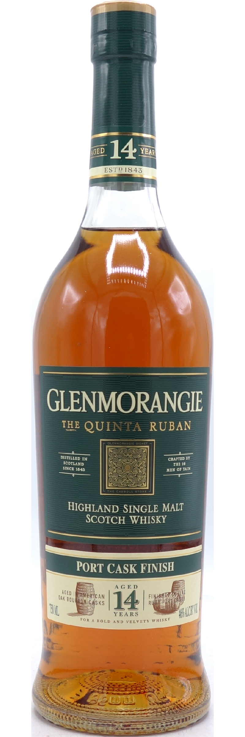 Glenmorangie Scotch Whisky 14 Year Old, Quinta Ruban 750ml
